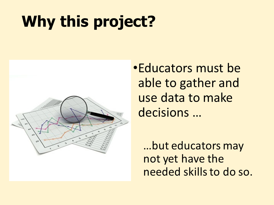 Why this project Slide 5