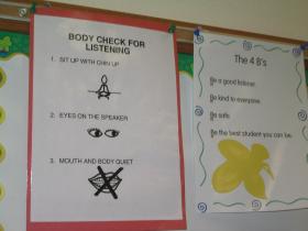 posted classroom rules