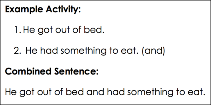 Sentence Combining